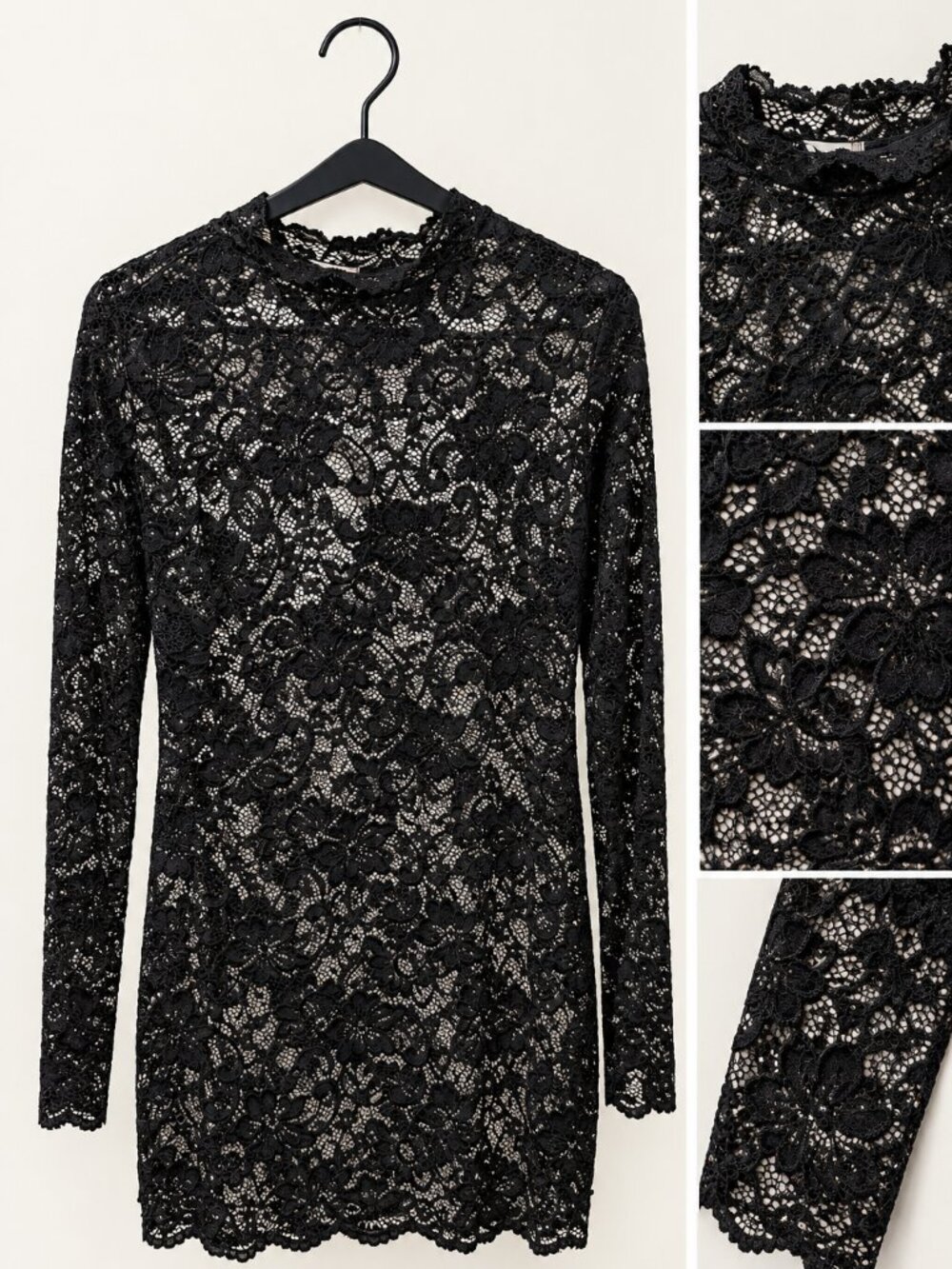 Women's Black Lace Dress